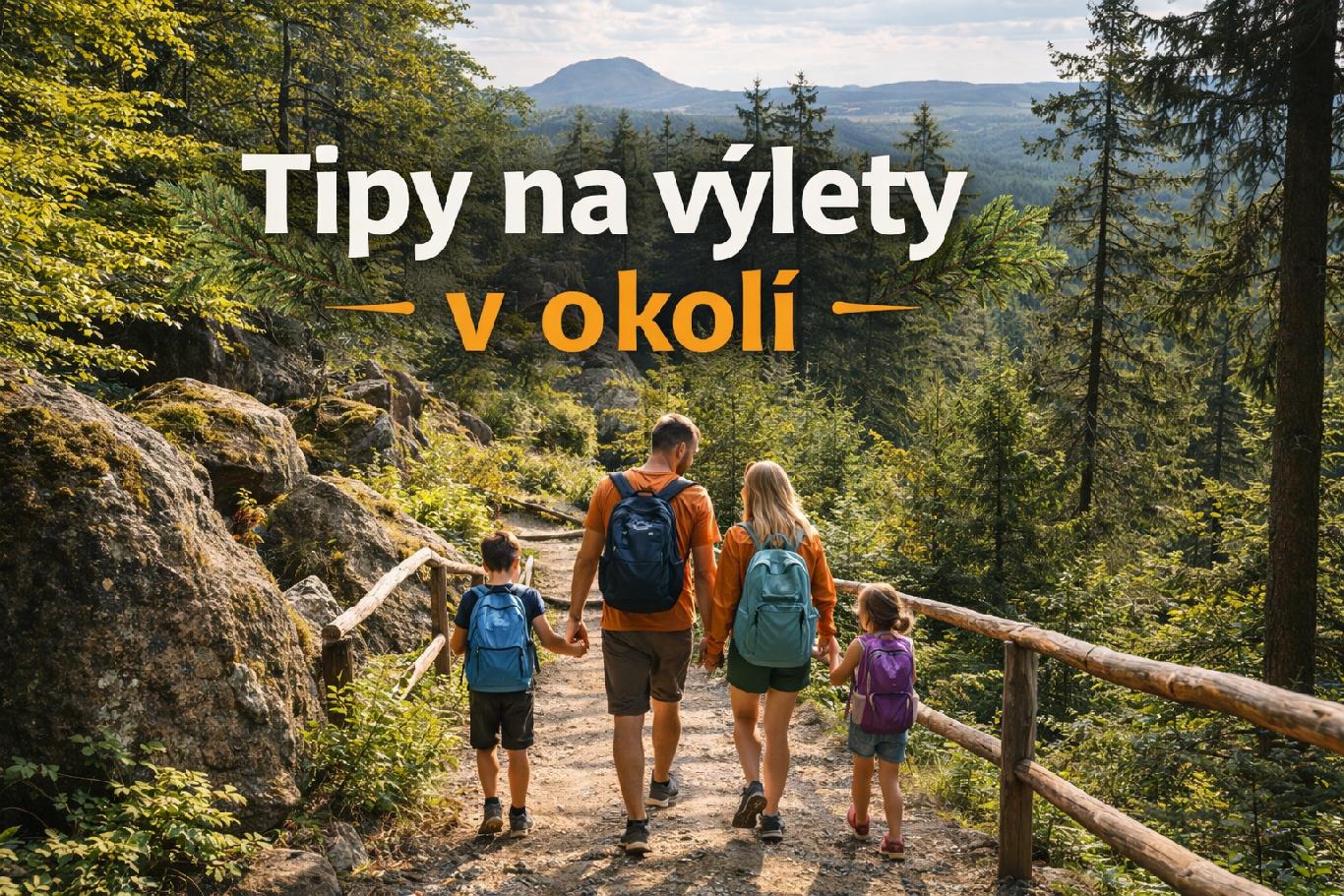 Tipy na výlety nedaleko Podzemí Rabštejn - České Švýcarsko, Tisské stěny, Lužické hory, Česká Kamenice